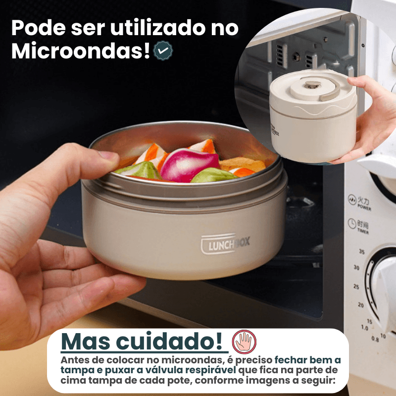 Kit Potes Térmicos Lunchbox Lavín: Praticidade e Organização para Suas Marmitas
