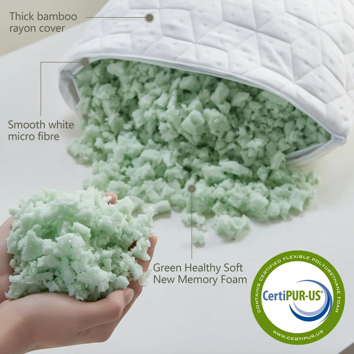 Kit 4 Travesseiros Premium - Antialérgico, Antibacteriano - 50x70x16cm - Envio Imediato