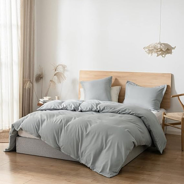 Capa de Edredom Queen + 2 Fronhas 400 Fios com Zíper | Lavin Decor