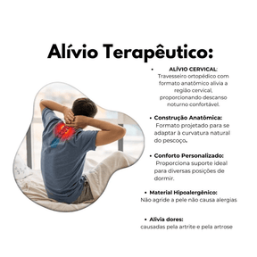 Kit 2 Travesseiros Magnéticos - Fibra de Bambu - Espuma Lenta de Memória