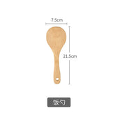 Conjunto Lavin - Utensílios de Madeira Natural para Cozinha