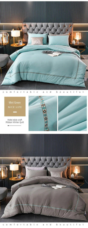 Edredom de Veludo Ultra Macio Lavin   Luxo e Aconchego para Suas Noites