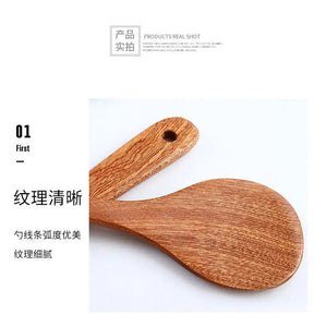 Conjunto Lavin - Utensílios de Madeira Natural para Cozinha