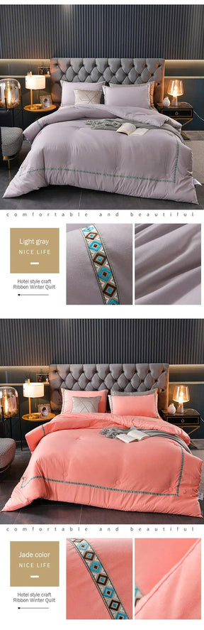 Edredom de Veludo Ultra Macio Lavin   Luxo e Aconchego para Suas Noites