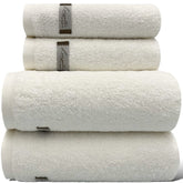 Jogo de Toalhas 4 Peças Fio Egípcio Branco   Banhão + Rosto | Lavin Decor Quefren