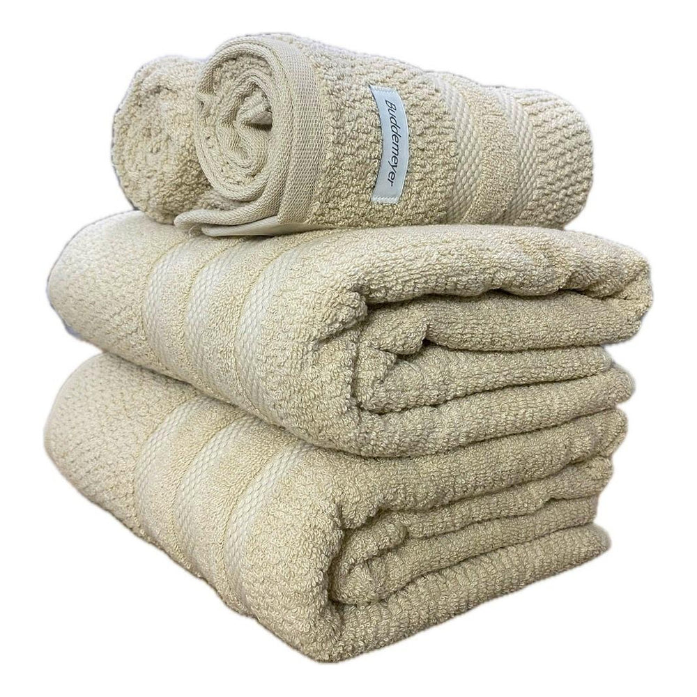 Jogo de Toalhas Buddemeyer Vanilla Extra Soft   4 Peças 100% Algodão | Lavin Decor